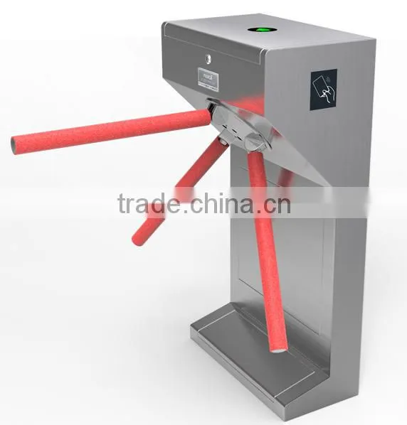 PEDESTRIAN TURNSTILE WITH TRIPOD BARRIER FOR METRO STATION BUILDING ACCESS photo-2