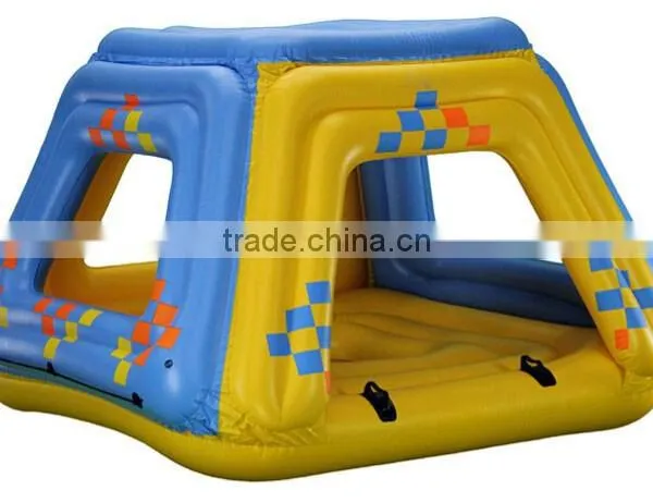 Inflatable Water Floating Fortress for Four Person , Inflatable Water Games, Play Games on Water photo-3