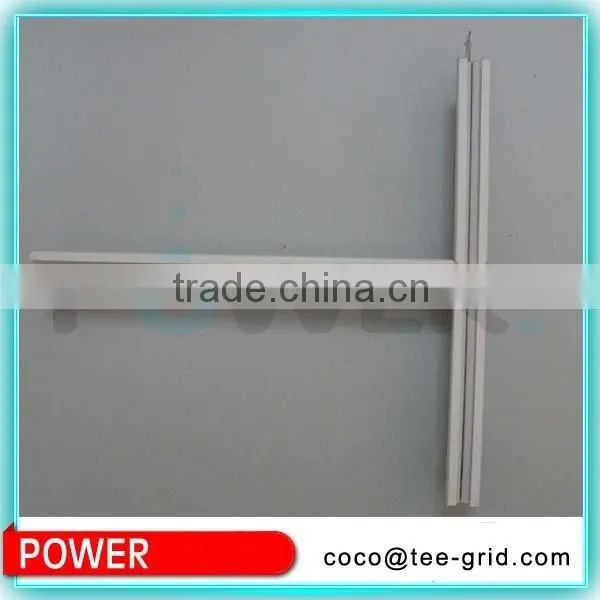 Galvanized Bar /groove Ceiling T Grid Plain White /Tee Grid Wholesale photo-3
