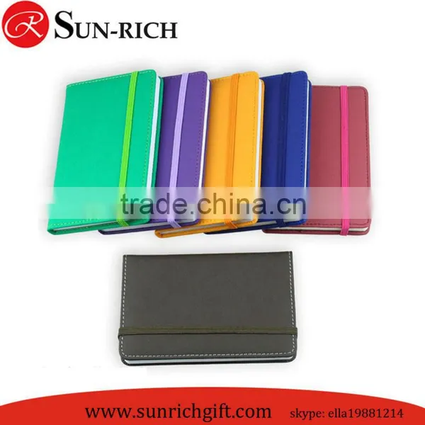 Custom A6 Faux Leather Notebook for Company Promotion Gift photo-3