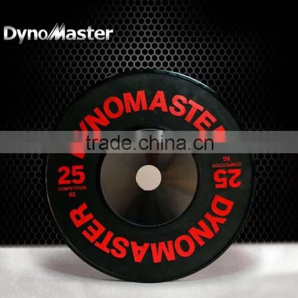 Standard Fitness Plate Dynomaster Fitness Plate Gym Rubber Weight Plates Coloured Olympic Weights photo-3