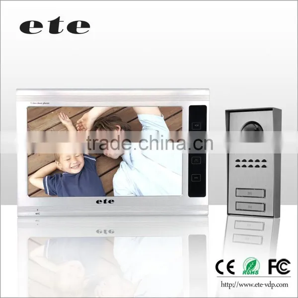 Ete Intercom System 9 Inch Tft Coms Camera Wireless Cheap Sip Door Phone
