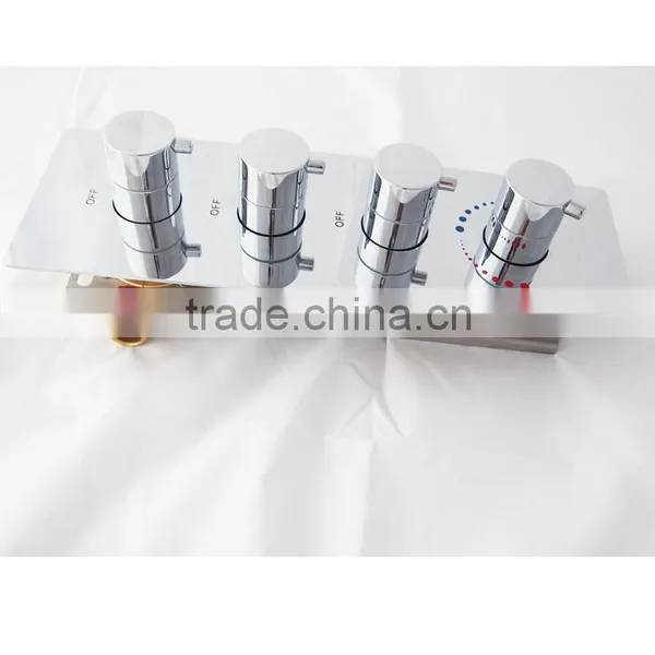 4 Fouction Shower Diverter Valve Brass Chrome Shower Valve photo-3