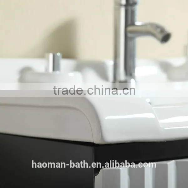 HM-C-13 Modern Soild Wood Bathroom Cabinet Set Bathroom Vanity photo-3