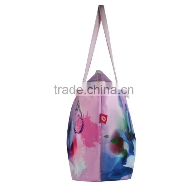 Nylon Beach Bag With Zipper Pocket Nylon Carry Bag photo-4