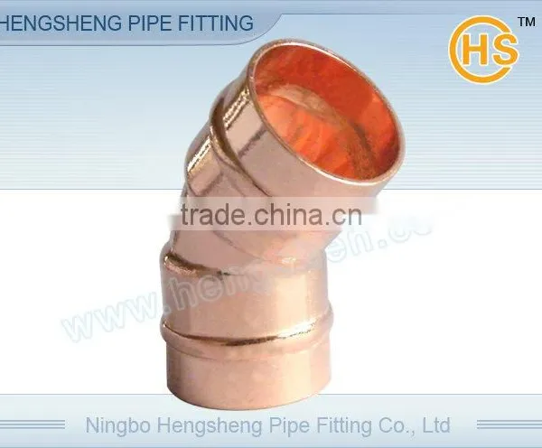Solder Ring Elbow,45 Degree Copper Elbow C x C