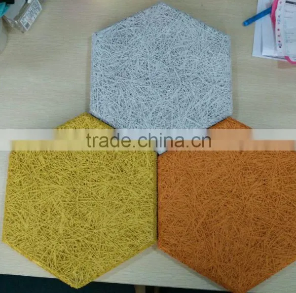Wedding Decoration Materials Soundproof Wood Wool Acoustic Panel For Exhibition/ Conference/ Hotel/ Hotel/ Office photo-6