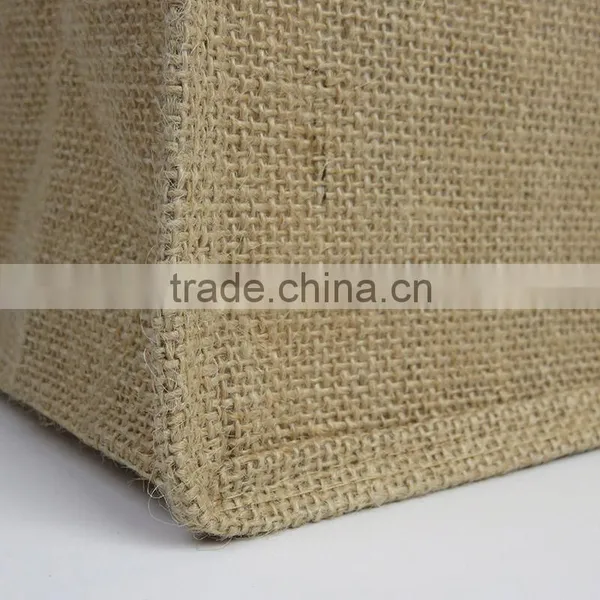 Giveaway Cheap Logo Customized Cotton Jute Bag Jute Shopping Bag photo-4
