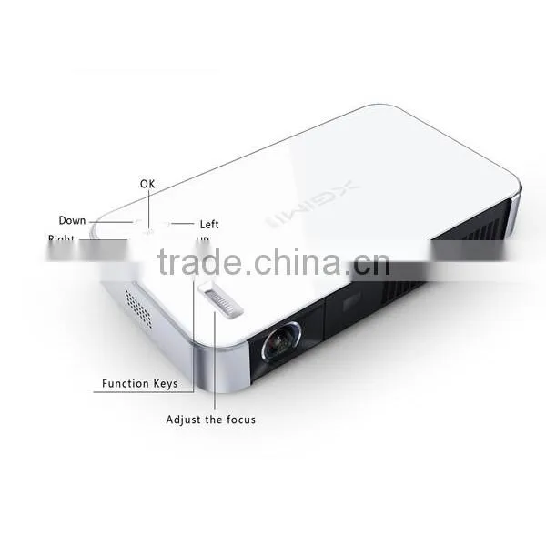 SLP 1280x800 MINI DLP Projector Android 4.4 LAN WIFI Miracast Bluetooth LED Smart 3D Portable Projector 300inch Screen photo-2