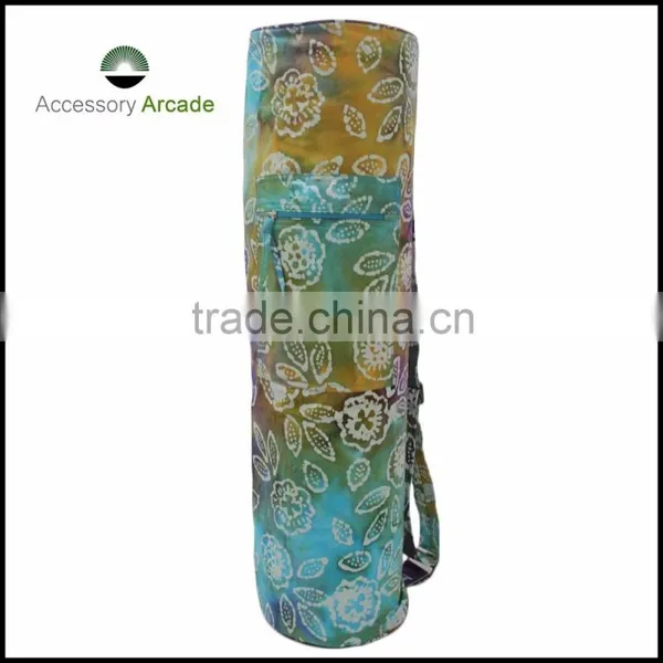 Cotton Yoga Mat Bag Batik Printed photo-2