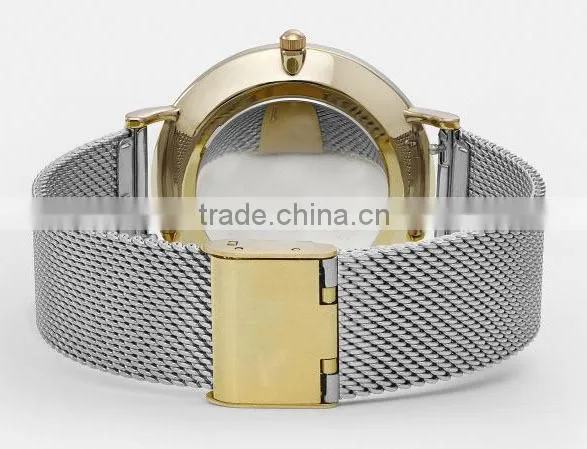 FS FLOWER - 2016 Watches Men Women Quartz Watch Good Quality Mesh Band Custom Own Brands Watch photo-3