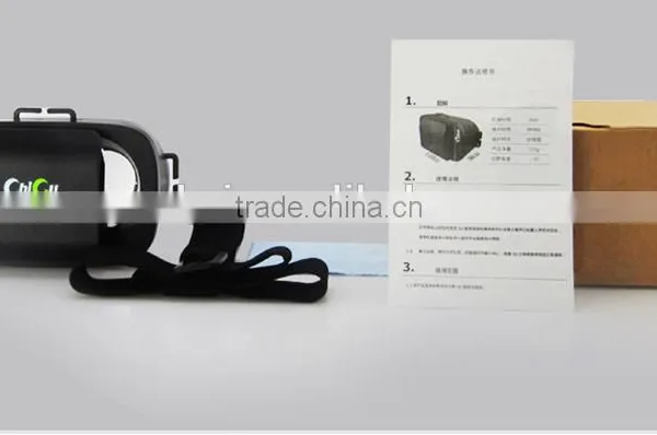 2016 New Style ABS Plastic VR Box 2.0 Bluetooth Gamepad 3D Glasses Virtual Reality Headset photo-2
