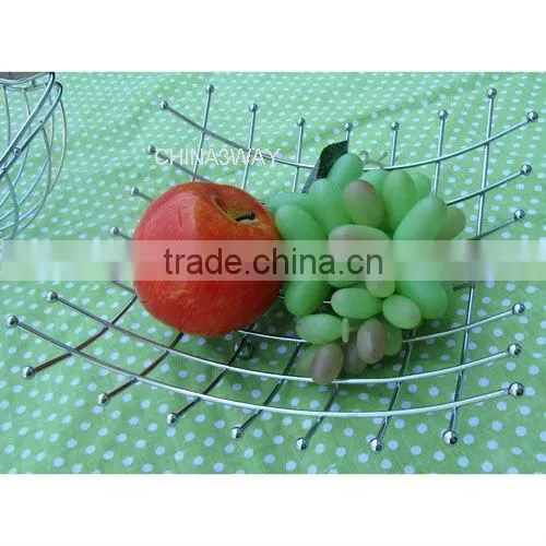 Handmade Fruit Picking Garden Metal Wire Basket photo-2