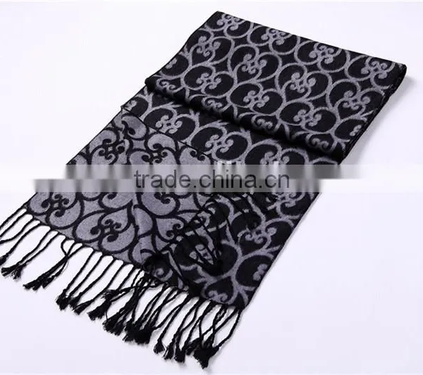 2015 Hot Selling New Flower Embroider Viscose Scarf D800-31