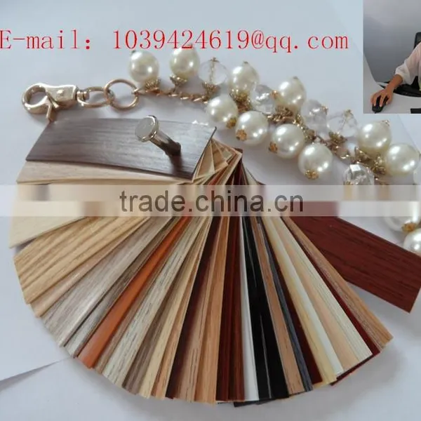 2mm Width Solid Color and Wood Grain Color PVC Edge Banding photo-2