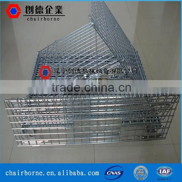 High Quality Warehouse Foldable Galvanized Steel Storage Cages Made in China photo-2