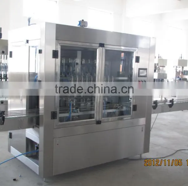 Automatic Flat Bottled Hydraulic Oil Filling Machine With Servo Motor photo-4
