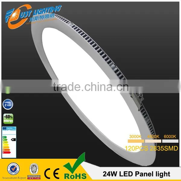 2016 12W15W18W20w24W AC100-240V Small Round Slim Alumimum Ceiling Light Covers Led Ceiling Panel photo-4