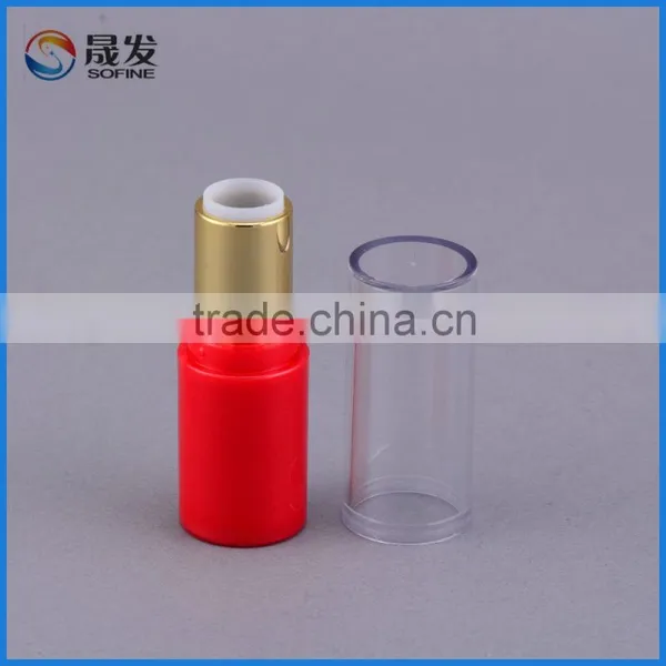 Small Empty Plastic Red Cosmetic Empty Lipstick Tube photo-2