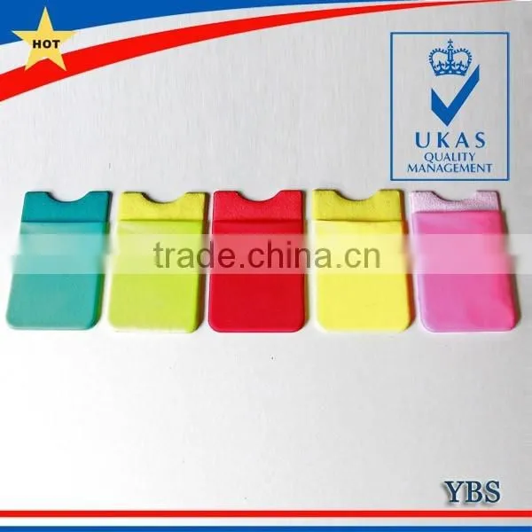 Adhesive Lycra Smart Wallet for Mobile Phone photo-4