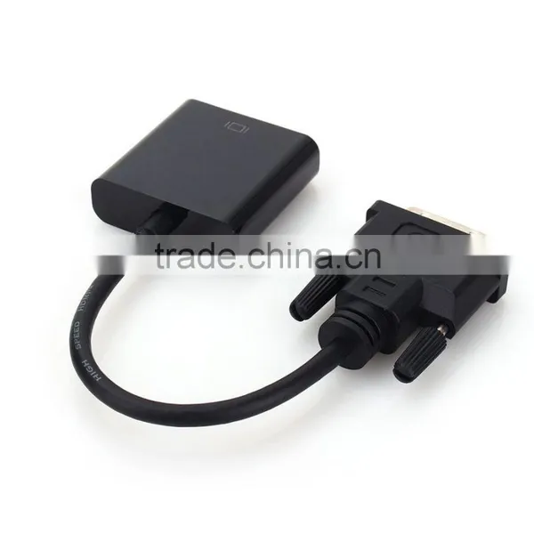 DVI 24+1 Male to VGA Female Active Cable Adapter Converter For Display Card PC Computer Cables Connectors photo-4