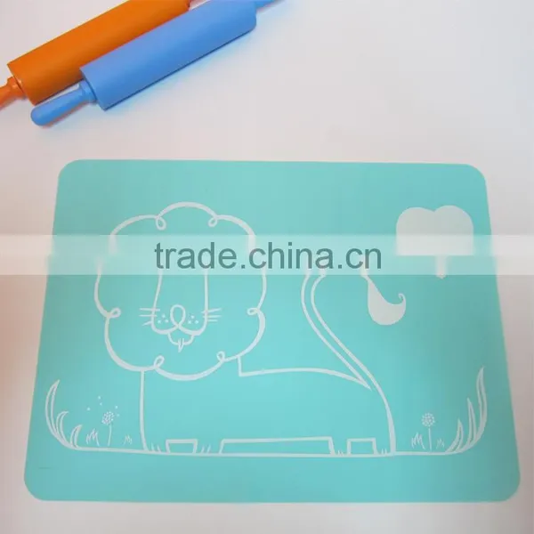 Custom Logo Printing Design Non-stick Kitchen Baking Mat Silicone photo-2