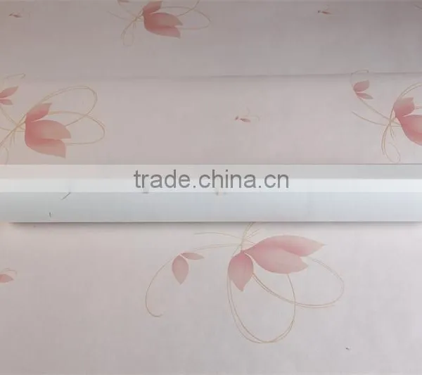 New Design Non-woven Modern Wallpaper Pink Color photo-3
