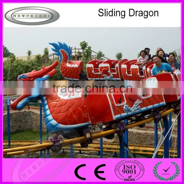 Amusement Park Rides Kids Game Playground Sliding Dragon Small Roller Coaster for Sale photo-2