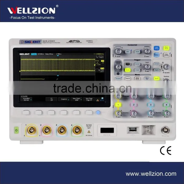 SDS2104X,Phosphor Oscilloscope,4 Channel Digital Oscilloscope,100MHz Digital Storage Oscilloscope