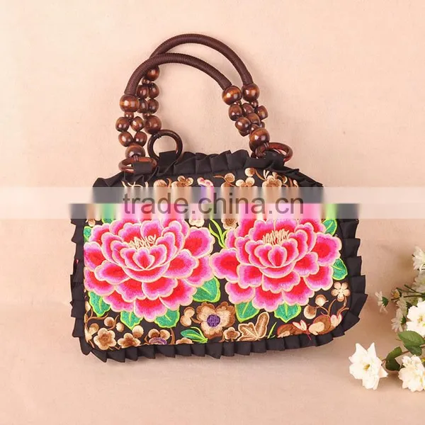 2016 the Most Popular Bohemian Style Ethnic Embroidery Woman Handbag