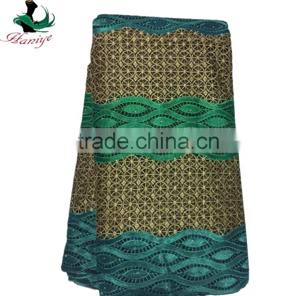 QXN21 Swiss Cotton Lace African Tulle Lace Embroidery Fabric Wholesale photo-4