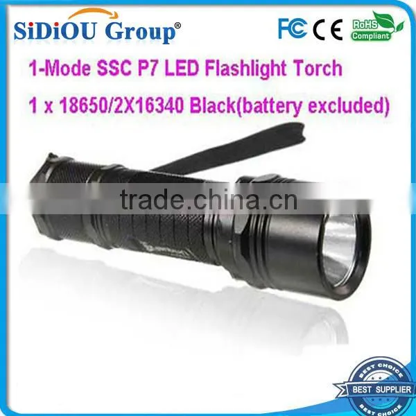 LED Flashlight diving torch rechargeable torch