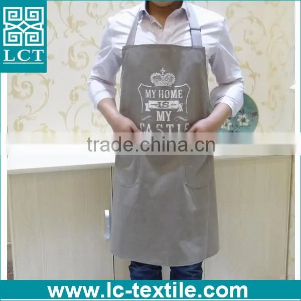 Nordic Style Plain Cotton Mens Duck Canvas Apron With Custom Logo photo-2