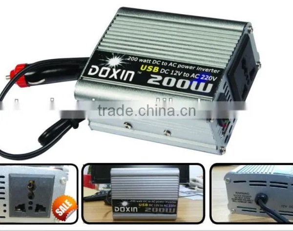DOXIN Solar 12v to 220v 50/60Hz 200w Modified Sine Wave Inverter/dc ac Inverter/200w Power Inverter/car Inverter photo-2