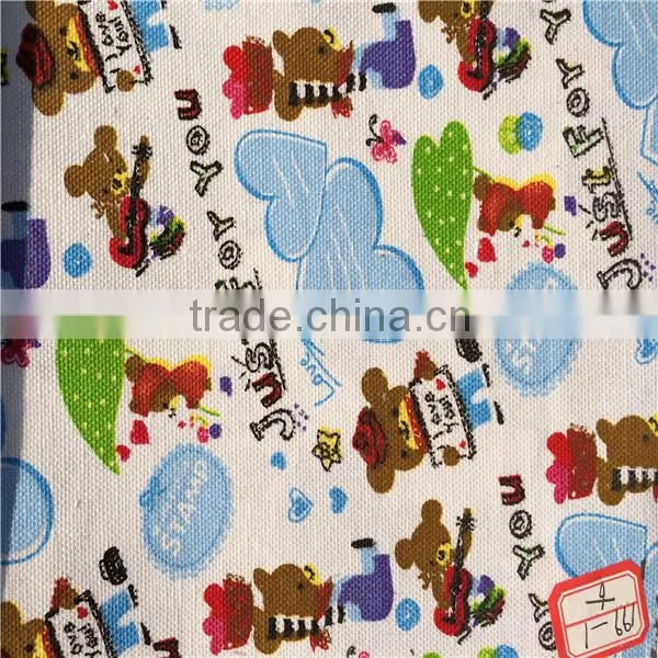 Stock CVC/TC Printed 12*12 Canvas Fabric for Decoration photo-4