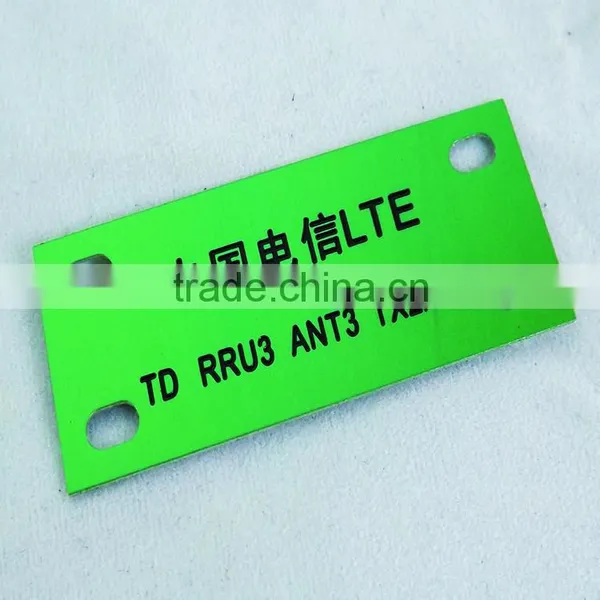 Custom Letter Anodized Aluminum Engraved Nameplates photo-6