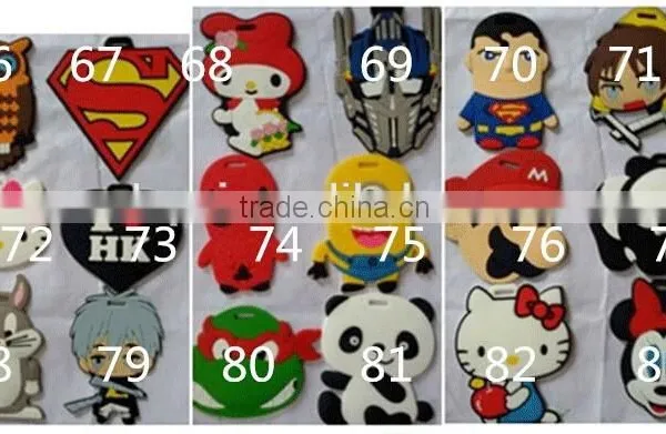 Soft PVC Luggage Tags With Customer Logos photo-5