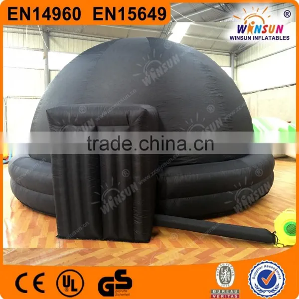 Certified by US or CE Black 5m Diameter Inflatable Planetarium Tent Used Outdoor Inflatable Tent for Kids photo-3
