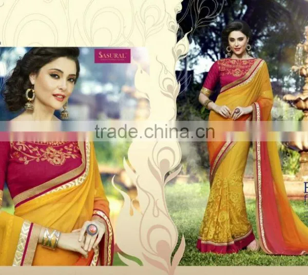 Fashion Indian Bridal Saree photo-4