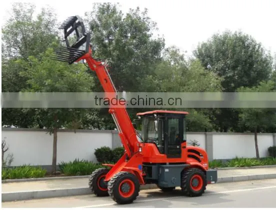 Telescopic Earth Moving Equipment Front End Loader Agriculted Mini Wheel Loader Oj1500