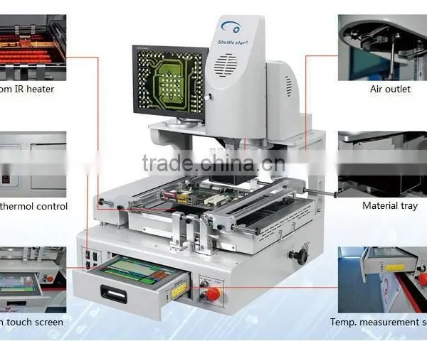 Shuttle Star Full Automatic Bga Rework Station With IR Heating and Split-vision Alignment. photo-6