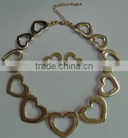 Fashion Charm Heart Short Necklace