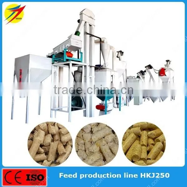 Animal poultry livestock feed processing plant for corn whear bran broken rice