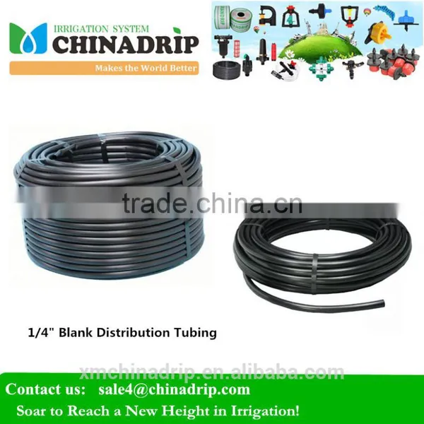 Drip Irrigation 1/4 Inch Vinyl Brown Micro Tubing With .245 OD Soaker Hose photo-2