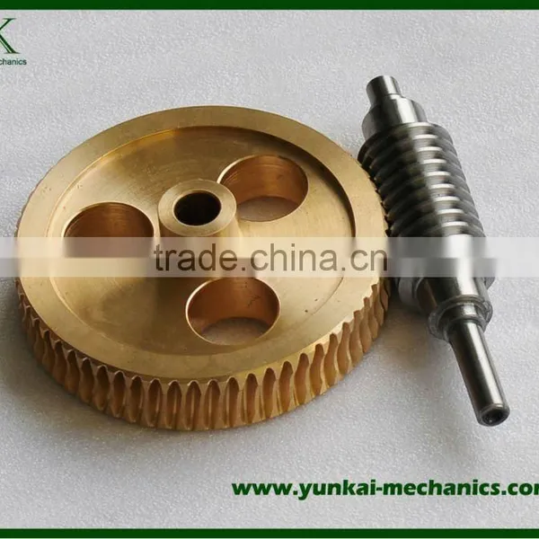 Precision Customized Worm Gear, Solar Water Pump Spare Parts by Cnc Machining