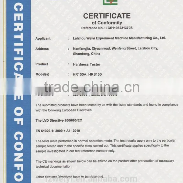 MODEL HR-150A ROCKWELL HARDNESS TESTER photo-5