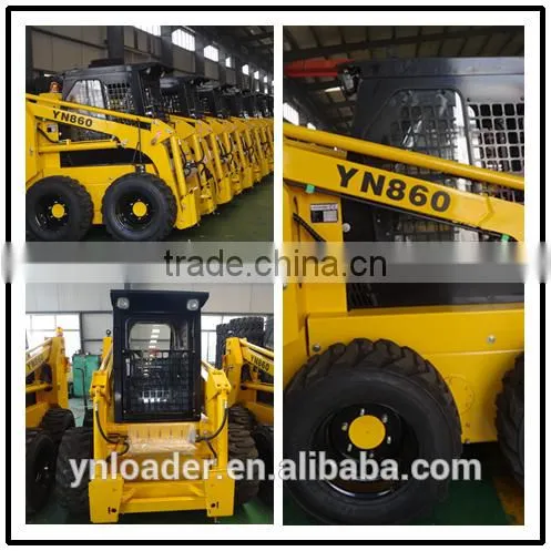 Yineng China YN860 Skid Steer Loader Pallet Fork photo-4