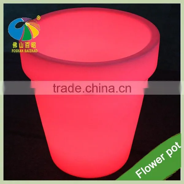 Light Up Color Landscape OEM LED Flower Planter Pot photo-2