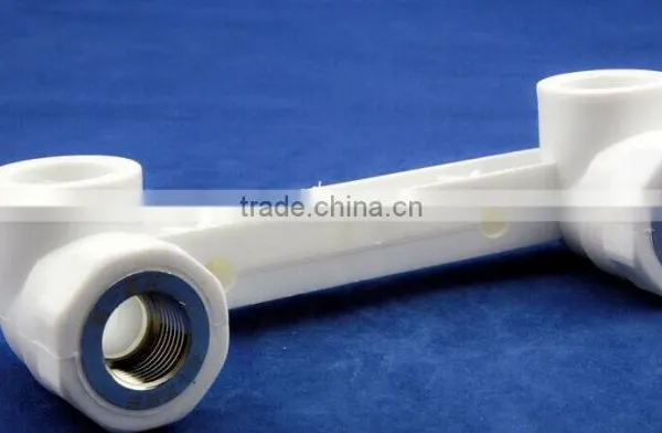 Good Quality PPR Double Elbow With Brass photo-2