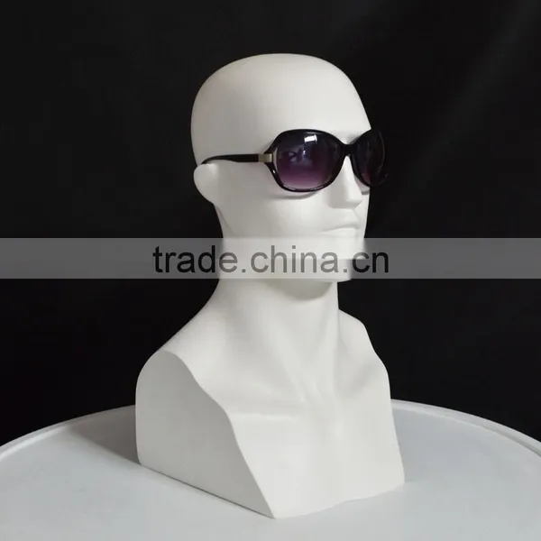 FRP Mannequin Head Male Displaying Sunglasses For Sale photo-3